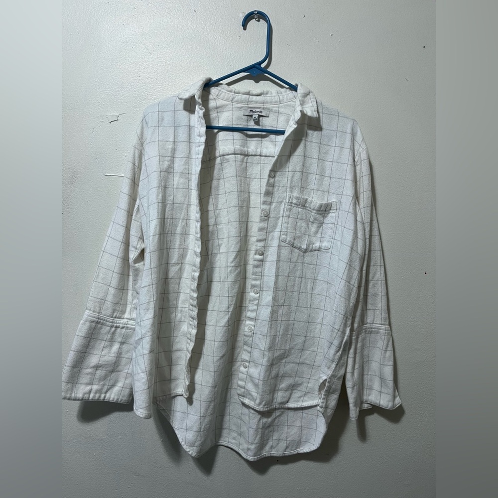 Madewell Woman’s Flannel Button Down Shirt